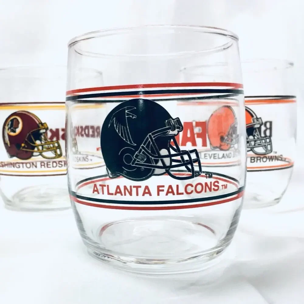 VTG 1990’S NFL FOOTBALL TEAM NAME & HELMET GLASSES